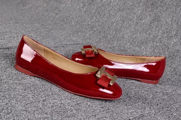 Ferragamo Shallow mouth flat shoes Women--042